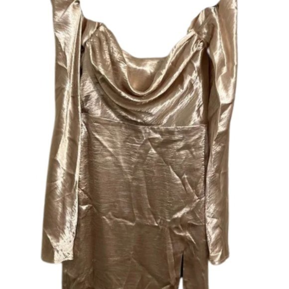 MAJORELLE Cecilia Midi Dress in Champagne NWOT Size Small - Picture 6 of 6